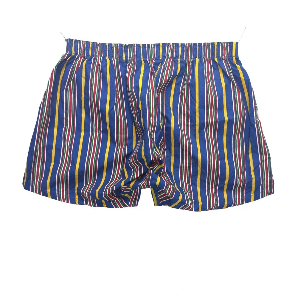 Polo Ralph Lauren Mens Boxer Shorts 40 Multi Stripe Vintage Cotton Sleepwear